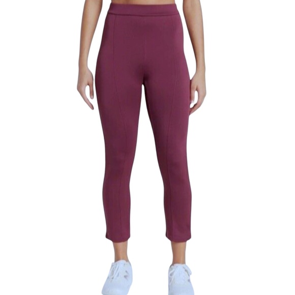 New Z by Zella Sobo Stretch Jersey Pull On Ankle Pants Purple Nectar Size Small - Picture 1 of 15